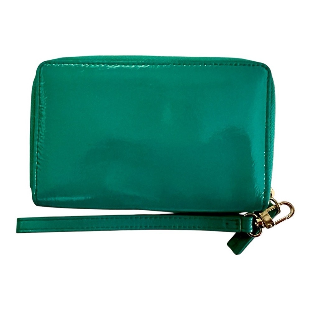 Halogen Patent Leather Wristlet Wallet
